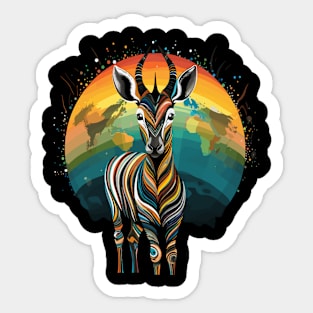 Okapi Earth Day Sticker